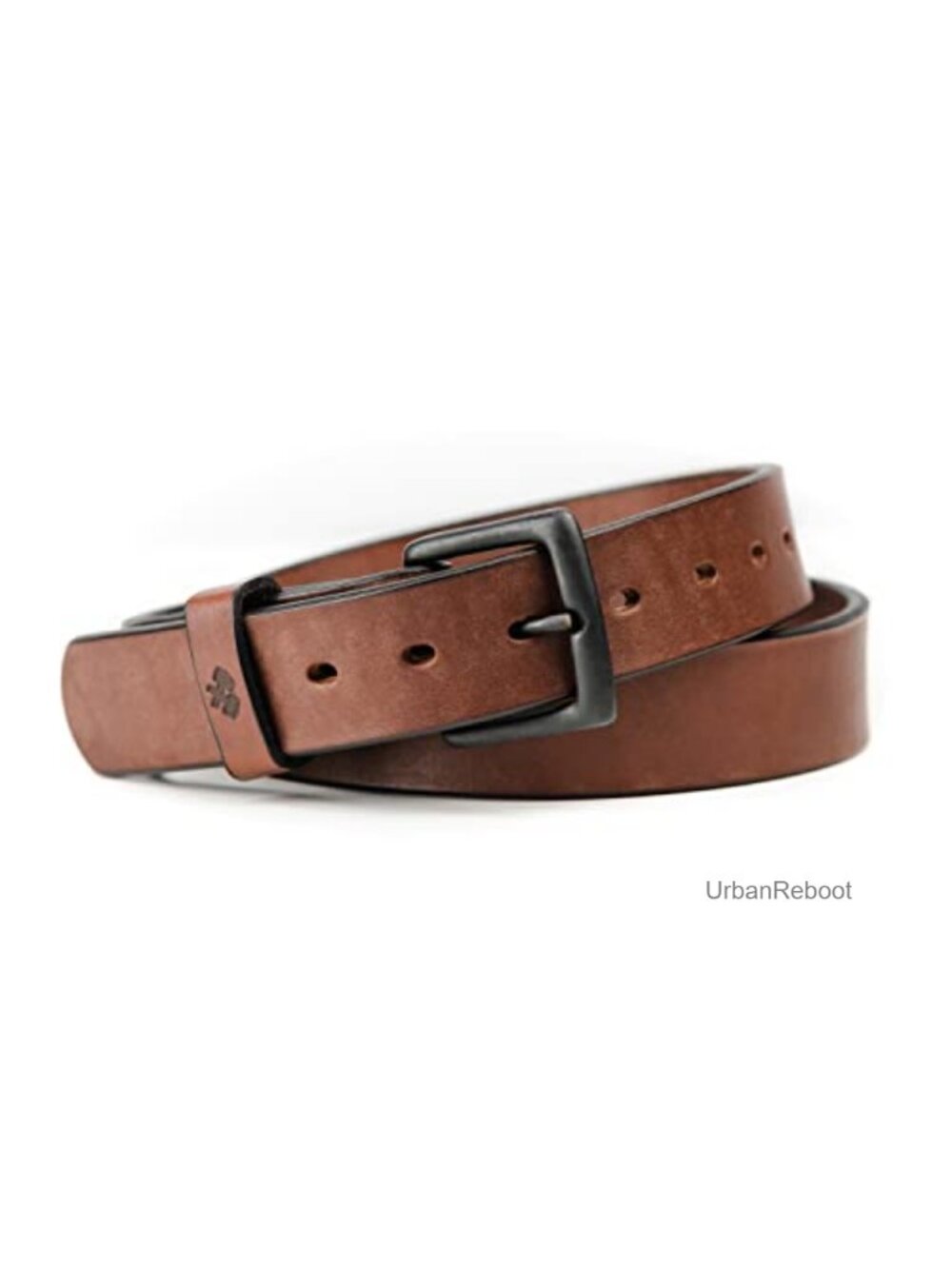 Heavy Duty Leather Belt Full Grain Made in USA Men's Work EDC